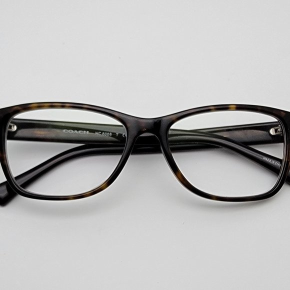 Coach HC6068 5120 Dark Tortoise Eyeglasses Frame w/ Case 52-16-135 - Picture 14 of 16